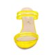 thumbnail image 2 of Sandalias Mules De Tiras Tacón Alto De Bloquepara Mujer Amarillo 37, 2 of 6