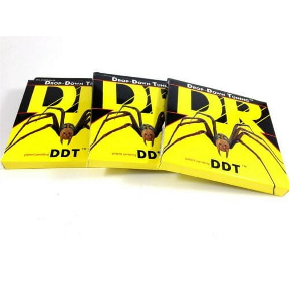 DR Guitar Strings 3 Pack Electric DDT Drop Down Tuning 12-60 Extra Extra Heavy