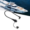 thumbnail image 3 of Dashboard Mount Cable, Type C Flush Panel Cable PVC 1ft  for Motorcycle Right Angle, 3 of 7