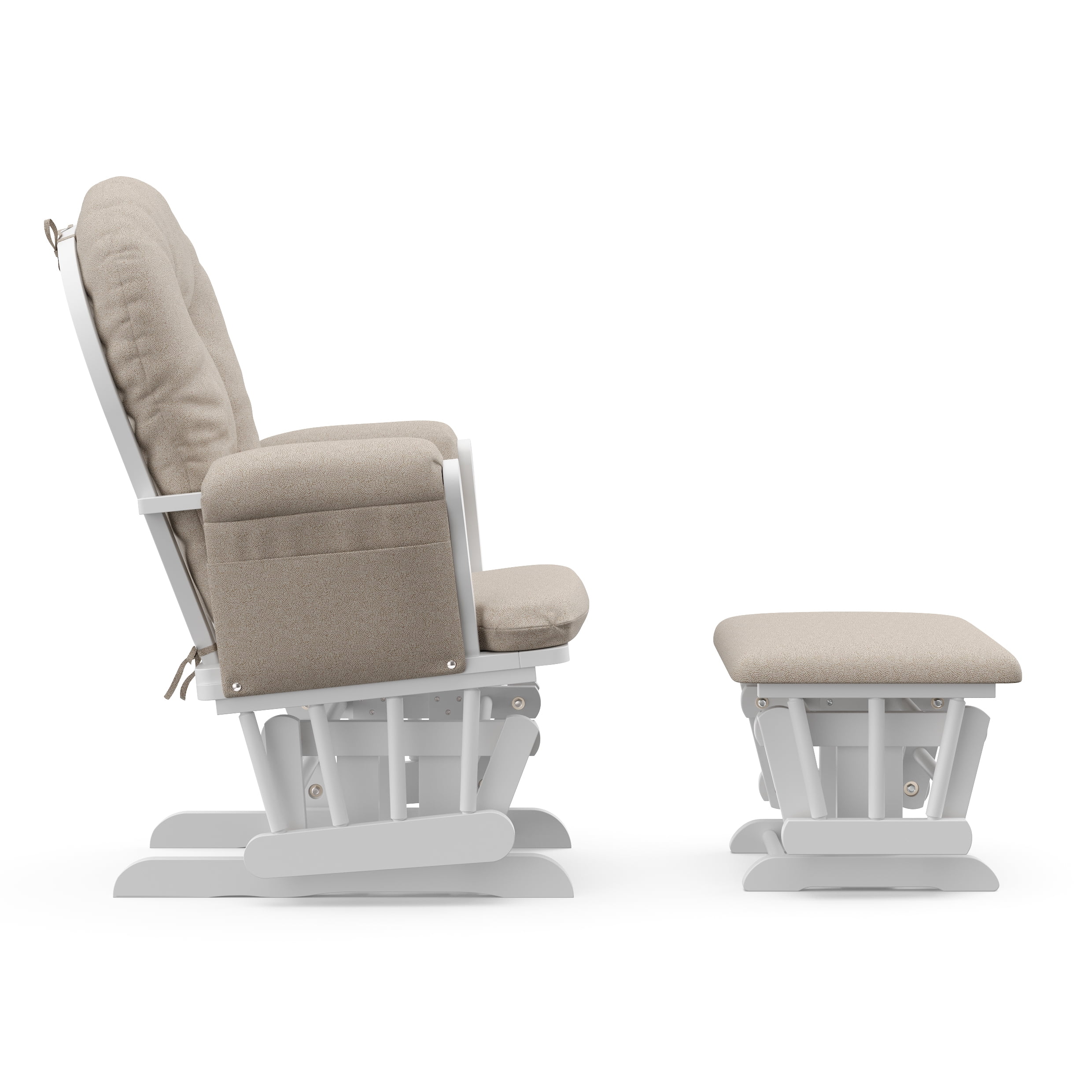 Storkcraft Hoop Glider and Ottoman