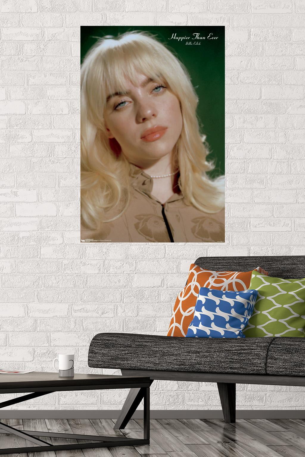 Billie Eilish - Headshot Wall Poster, 22.375" x 34"