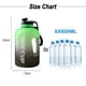 thumbnail image 2 of Botella de agua con marcador de tiempo y pajita motivacional MFZFUKR BST3025695-3, 2 of 6