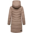 thumbnail image 3 of Marikoo Women's Warm Winter Coat with Hood - Quilted Thigh-Length Jacket - Natsukoo XVI, 3 of 9