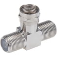 thumbnail image 3 of Coaxial Cable Splitter, Tv Splitter 2 In 1 Out 2-pack F Type Rg6 Male To 2 F Female 3 Way Cable Splitter, 3 of 4