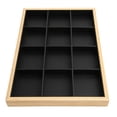 thumbnail image 4 of Organizador de bandeja de joyería, bandeja de joyería de 12 rejillas, caja de joyería, bandeja de exhibición de joyería, tecnología avanzada, 4 of 12