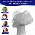 thumbnail image 4 of Gorro de champú sin enjuague MedVance | Gorro de ducha sin enjuague que champús y condiciones | Lavado de cabello sin agua con pH equilibrado e hipoalergénico | Paquete de 3, 4 of 7