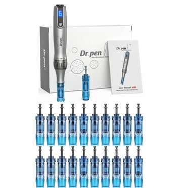 Dr.-Pen Electric M8S Dermapen Pen, Tool Auto Pen Care Tool Derma Therapy With Skin Care 10x12pin, 10x36pin Cartridges