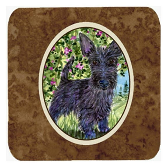 Scottish Terrier Foam Coasters, Set - 4