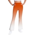 thumbnail image 3 of Frostluinai Fleece Lined Flare Pants for Girl 5-16Y Gradient Warm Yoga Leggings High Waist Gym Bell Bottom Leggings Thermal Pants, 3 of 7
