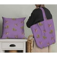 thumbnail image 5 of Soimoi Purple Rayon Fabric Tree & Animals Dots Print Fabric by Yard 56 Inch Wide, 5 of 5