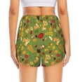 thumbnail image 4 of Fotbe Squirrel And Fox In The Forest Womens High Waist Running Shorts Athletic Workout Quick Dry Shorts for Women with Pockets Gym Yoga Summer Shorts-, 4 of 9