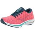 thumbnail image 1 of Mizuno Women's Wave Rider 25 Running Shoe, Cayenne-Phlox Pink, 8.5, 1 of 2