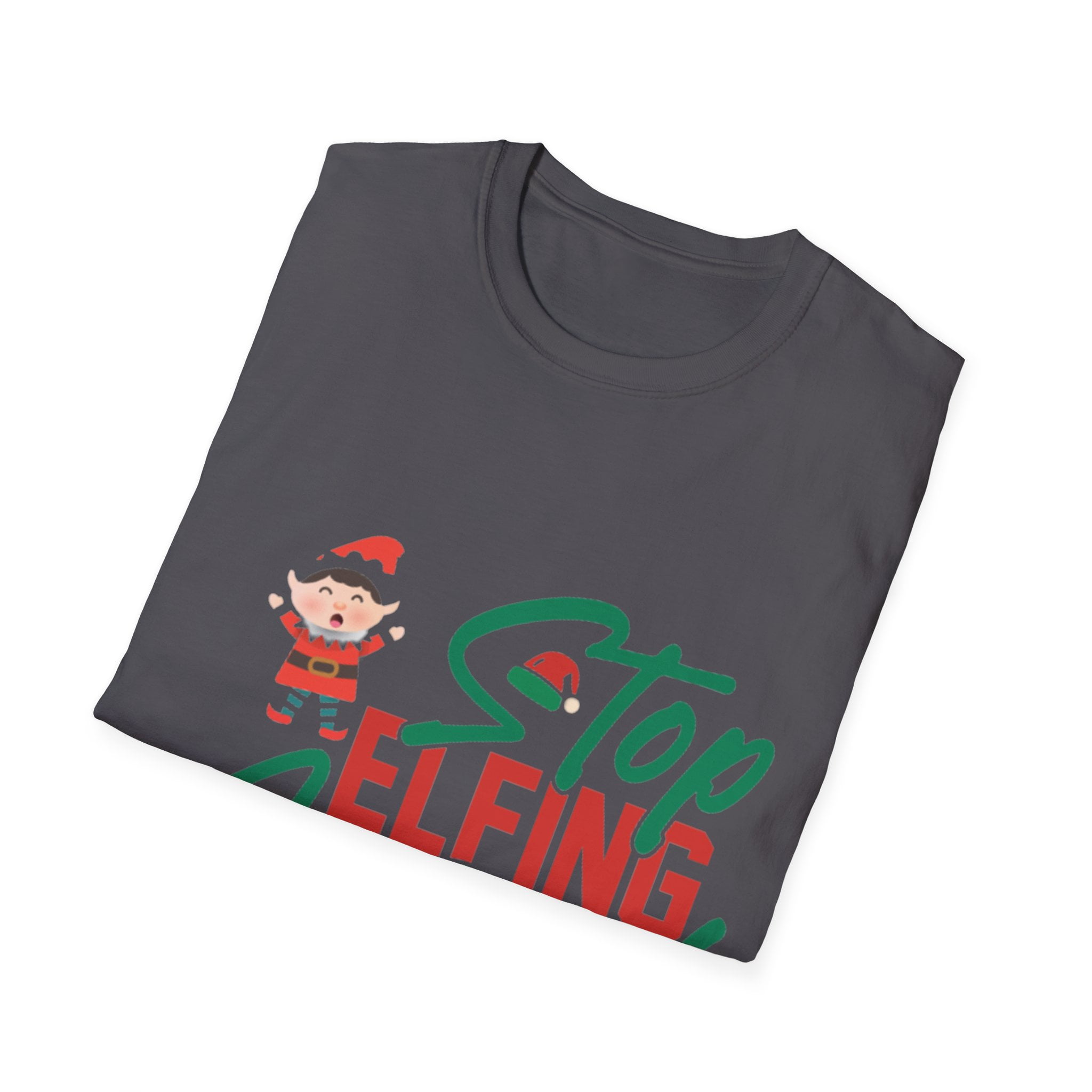Stop Elfing Around Holiday Lights Christmas Humor Novelty