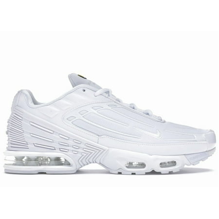 Nike Men's Air Max Plus 3 Triple White Running Shoes, from StockX