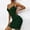 Green, variant on Women's Casual Tennis Dress Women's Sleeveless Pleated Bodycon Spaghetti Strap Club Dress for Party and Everyday Wear Green M