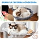 thumbnail image 4 of Árbol de Gatos, 3 Niveles Torre Árbol Rascador con Poste Rascador, Torre Grande para Gatos con Plataforma Acolchada y Pompón,para Gatos Pequeños Medios, 4 of 6