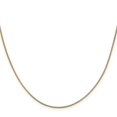 thumbnail image 2 of Auriga Fine Jewelry 14K Yellow Gold .95mm Box Chain Necklace 14 inch for Women, 2 of 5