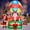Santa in Hot Air Balloon, variant on Yexmas 9FT Inflatable Christmas Santa Claus in Hot Air Balloon,Outdoor Holiday Decoration with LED Lights for Yard Lawn Garden