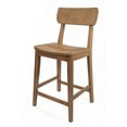 thumbnail image 4 of Boraam Torino Counter Height Kitchen Wood Counter Stool, Barnwood Wire-Brush Finish, 4 of 9