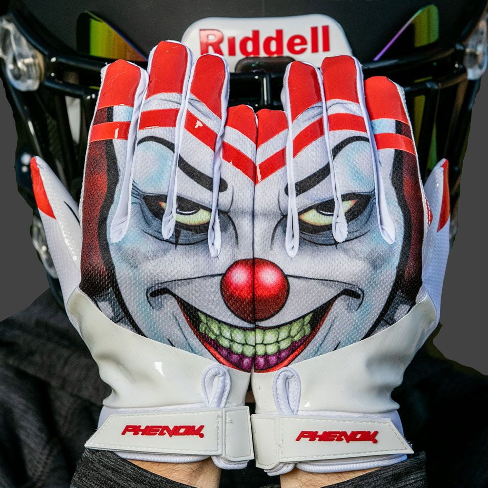Clown Football Gloves - VPS3 by Phenom Elite (Large)