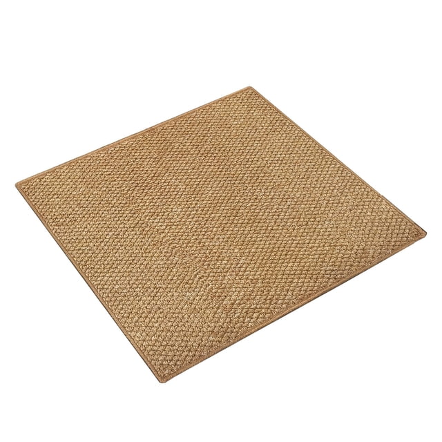 Alfombrilla lavable de imitación de sisal para lavandería, antideslizante, para refrigerador, 50 x 50 cm, almohadilla protectora antivibración suave y gruesa para el hogar, lavandería, cocina,