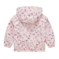 thumbnail image 4 of Sopiago Toddler Kids Baby Boys & Girls Fashion Cute Cartoon Butterfly Pattern Girls Windproof Windbreaker Rain Jacket Detachable Hooded Coat (Pink,3-4 Years), 4 of 4