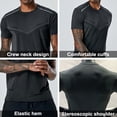 thumbnail image 3 of Workout Shirts for Men, Moisture Wicking Quick Dry Active Athletic Men's Gym Performance T Shirts,, 3 of 6