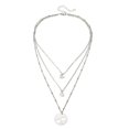 thumbnail image 1 of Collier Multicouche Femme Cœur Élégant Collier Clavicule Pendentif Chaîne Collier, 1 of 10