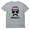 Gray, variant on Stars & Stripes Pride" Men's T-Shirt - American Flag Cap Hat Graphic Tee - Patriotic 4th of July Apparel - Ideal for Independence Day Celebrations -USA Themed Outfit - Small Red