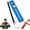 Imperial System-blue, variant on Multifunctional Marking Level Ruler - 90°/180° Bubble Level, Adjustable Positioning Marking Protractor Tool, Metric & Imperial Scales, for Woodworking, Home Improvement (Metric System-Red)
