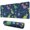DarkBlue Cartoon Dinosaurs, variant on Long Mouse Pads for Desk,DarkBlue Cartoon Dinosaurs PartyElements Desk Mats on Top Of Desks, Desk Mouse Pad Extra Large with 3mm Non-Slip Base and Stitched Edge for Gaming,Work,Home 31.5"x11.8"