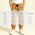 thumbnail image 3 of ZOYOEN Toddler Boys Graphic Sweatpants- Cute Elastic Waist Soft Cotton Casual Kids Jogger Pants Yellow Size 2-7 T, 3 of 8