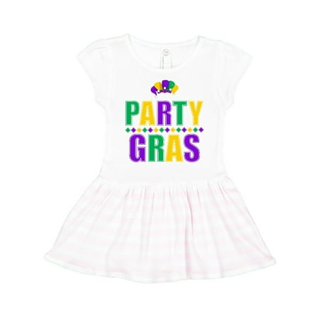 

Inktastic Party Gras Mardi Gras Gift Toddler Girl Dress