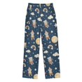 thumbnail image 2 of Cute Bear Pattern Pajama Pants Soft Lightweight Lounge Pants Bottoms Sleep Pants Warm Comfy, 2 of 9