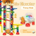 thumbnail image 4 of KOPPOP 200 Pcs Marble Run with Motorized Elevator, Construction Building Blocks STEM Educational Toy for Kids Ages 4-8, 4 of 6
