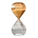 thumbnail image 2 of Reloj de arena de cristal con adorno, regalo novedoso, reloj de arena con temporizador champán, 2 of 9