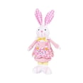 thumbnail image 2 of Lindo muñeco de conejo de Pascua de pie, juguete de peluche rústico decorativo en miniatura para Rosa, 2 of 9