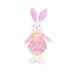 thumbnail image 2 of Conejo de Pascua de peluche, muñeco de pie, figura coleccionable en miniatura Rosa, 2 of 9