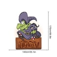 thumbnail image 5 of Halloween Decorations Outdoor, Halloween Yard Decorations Outdoor, Ghost Decorations Outdoor, Halloween Pumpkin Decorations, 1 Piece 67X55 in Funny Cartoon Skeleton Dinosaur Ghost, 5 of 8