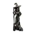 thumbnail image 1 of Figura decorativa de Halloween, estatua de bruja, escultura coleccionable Toma una escoba, 1 of 9