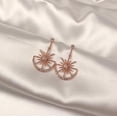 thumbnail image 1 of Xiao Hua Pendientes colgantes de estilo retro, nuevos y únicos, para mujer, estilo étnico bohemio, joyería vintage (oro rosa)., 1 of 2