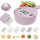 thumbnail image 1 of Slicer Cuts Fruits & Vegetables Stainless Steel Blades Multifunction Vegetable Cutter & Grater, 1 of 4