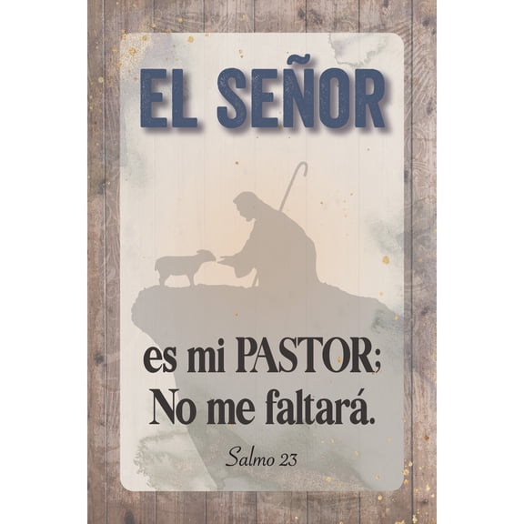 DEXSA El Senor Es Mi Pastor Wood Plaque - 4" x 6"