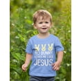 thumbnail image 4 of Tstars Boys Unisex Easter Holiday Shirts Easter No Bunny Loves Me Like Jesus Kids Happy Easter Party Shirts Easter Gifts for Boy Toddler Kids T Shirt, 4 of 6