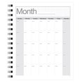 thumbnail image 2 of Action Publishing UNDATED Minimalist Day Planner (7" X 8.5"), Wire Bound, Crisp White Archival Quality Paper, 2 of 3