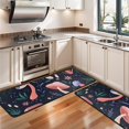thumbnail image 3 of Kitchen Rugs Sets Of 2,Colorful Mushroom Flower Dark Pattern Anti Fatigue Kitchen Mat Rugs Non Slip Washable,Decorative Kitchen Floor Mats for Kitchen,Sink,Laundry,17"x47"+17"x47", 3 of 5