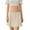 Ivory, variant on Musuos Women's Elegant Satin Mini Skirt, Summer Casual High Waist Mini Bow Short Silk A-Line Skirt