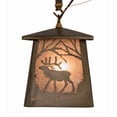 thumbnail image 7 of Meyda Tiffany 182067 Elk At Dawn 10" Wide Pendant - Copper, 7 of 7