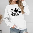 thumbnail image 2 of HCYSFG Girls Halloween Sweatshirts Witch Graphic Plus Size Crewneck Long Sleeve Loose Fit Casual Shirts Drop Shoulder Pullover Tops, 2 of 4