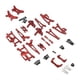 thumbnail image 2 of Kits de actualización de metal para coche RC 1:14, brazos oscilantes, placa amortiguadora, copas de dirección para Rojo, 2 of 9